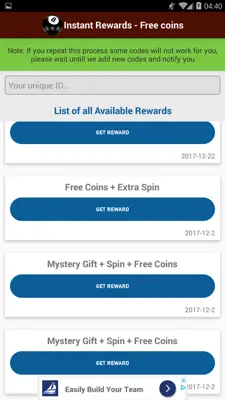 Pool instant reward Daily free coins android App screenshot 2